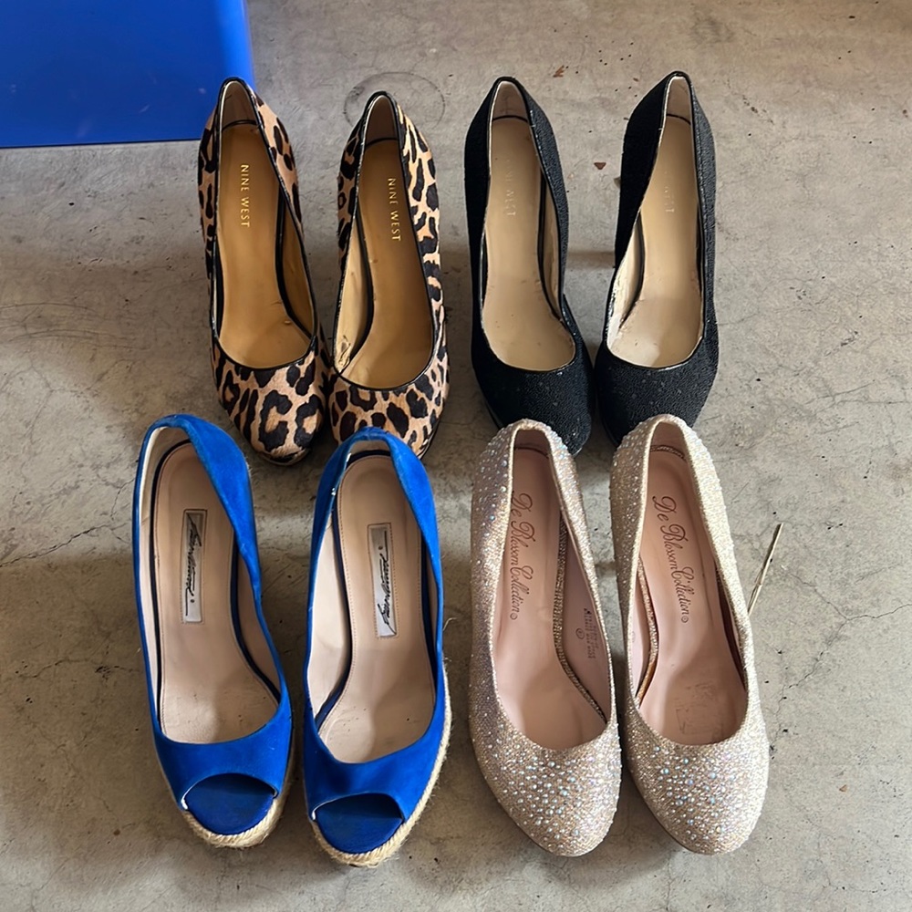 Worn shoes